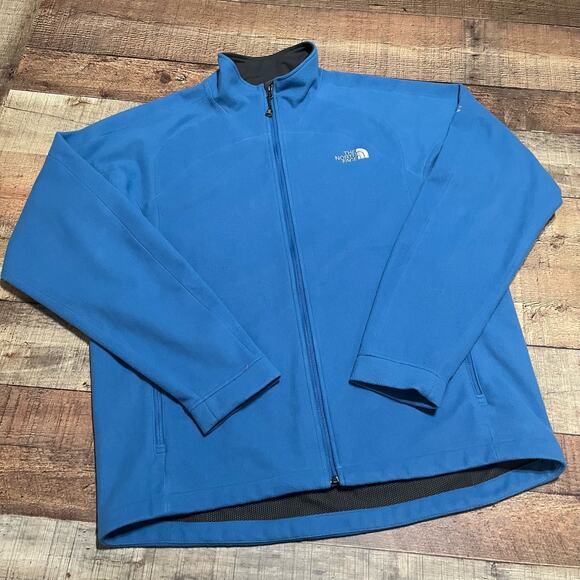 The North Face Other - The North Face Men's Blue Windstopper Fleece Full Zip Flight Series Jacket Sz XL